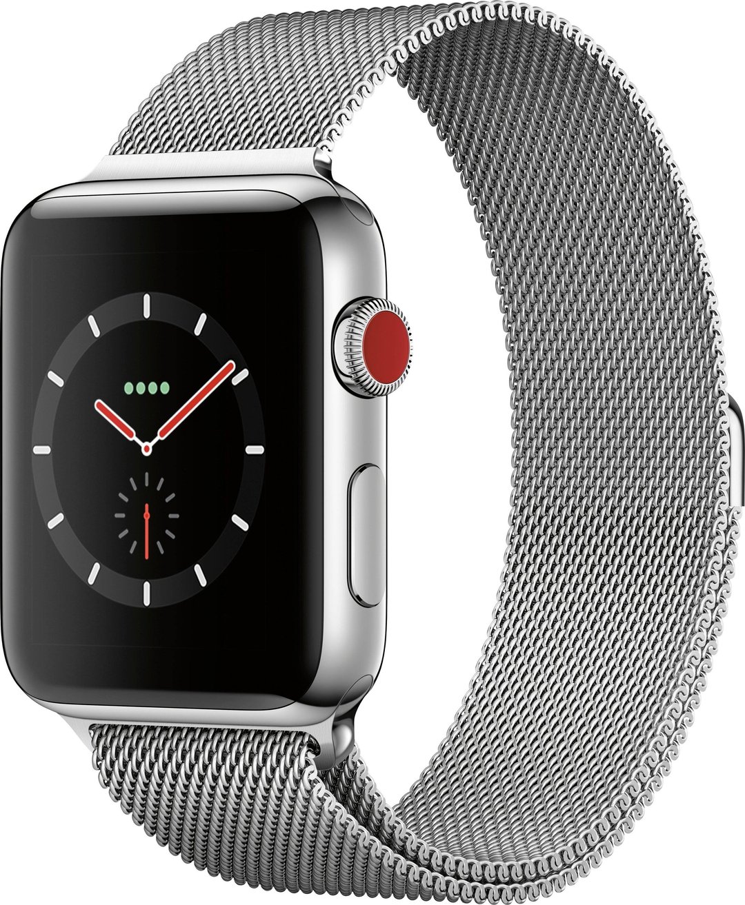 Apple Watch Series 3 42mm GPS+Cellular Stainless Steel Case — Ілюстративне фото — колір може відрізнятися