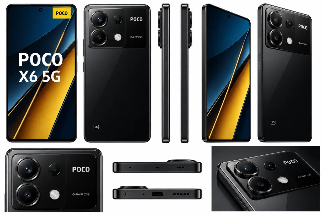 Xiaomi Poco X6 5G — Ілюстративне фото — колір може відрізнятися