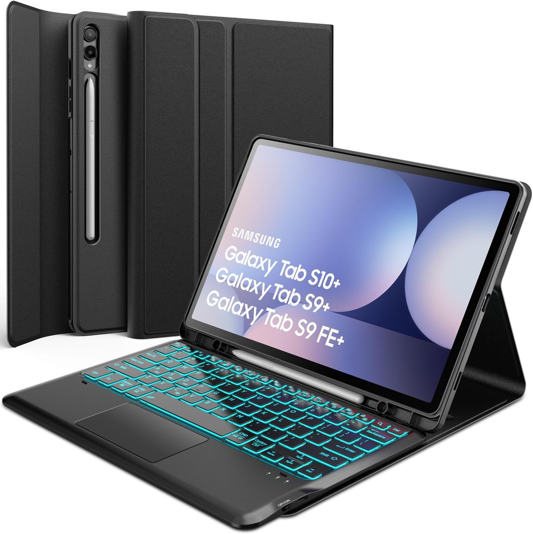 Samsung Galaxy Tab S10 FE Plus - Book Cover Keyboard - AI Key - ESP — Ілюстративне фото — колір може відрізнятися
