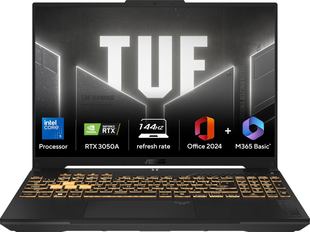 Asus TUF Gaming F16 (2024) 16" — Ілюстративне фото — колір може відрізнятися