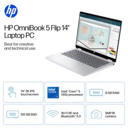 HP OmniBook 5 NGAI 14-he0836no 14" 1