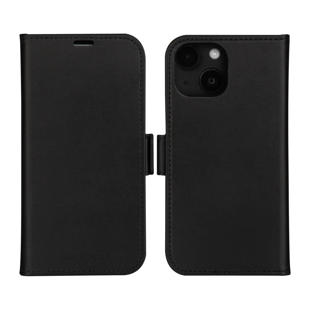 Dbramante1928 iPhone 14 Plus - Stockholm 2-in-1 Wallet + Magnetic Cradle - Black