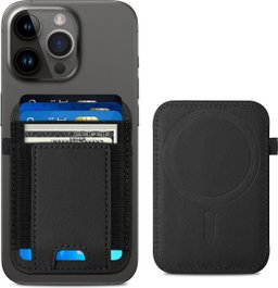 iDeal Of Sweden iPhone 14 Pro Max - Leather Magnet Wallet + - Black 1