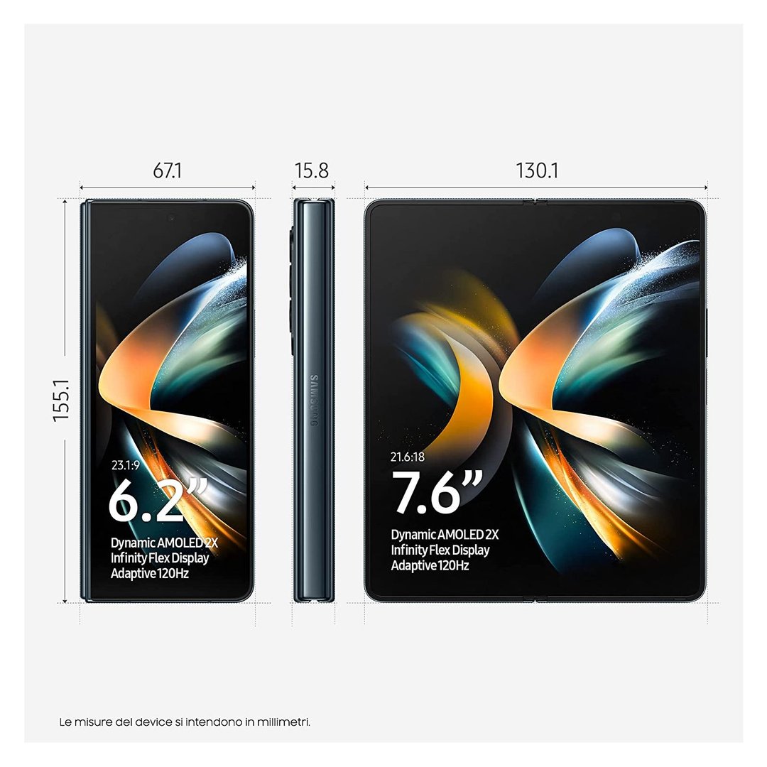 Samsung Galaxy Z Fold4 5G F936B — Ілюстративне фото — колір може відрізнятися