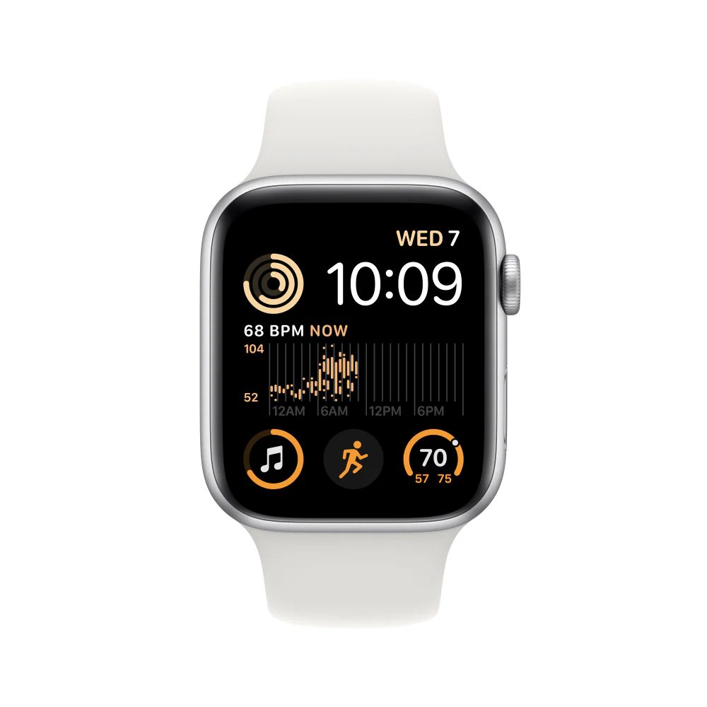 Apple Watch SE 44mm GPS Aluminum case — Ілюстративне фото — колір може відрізнятися