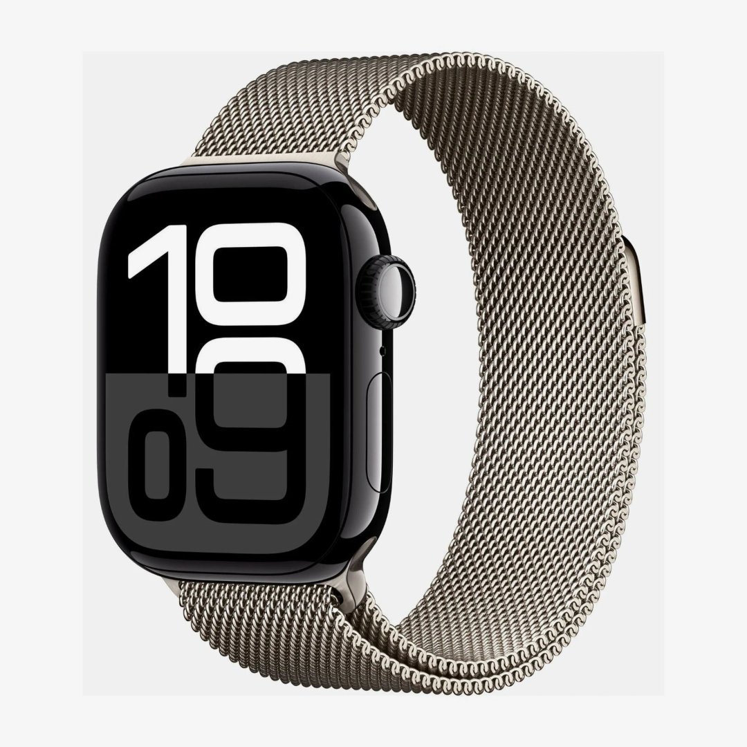 Apple Watch Series 10 42mm GPS+Cellular Titanium Case — Ілюстративне фото — колір може відрізнятися