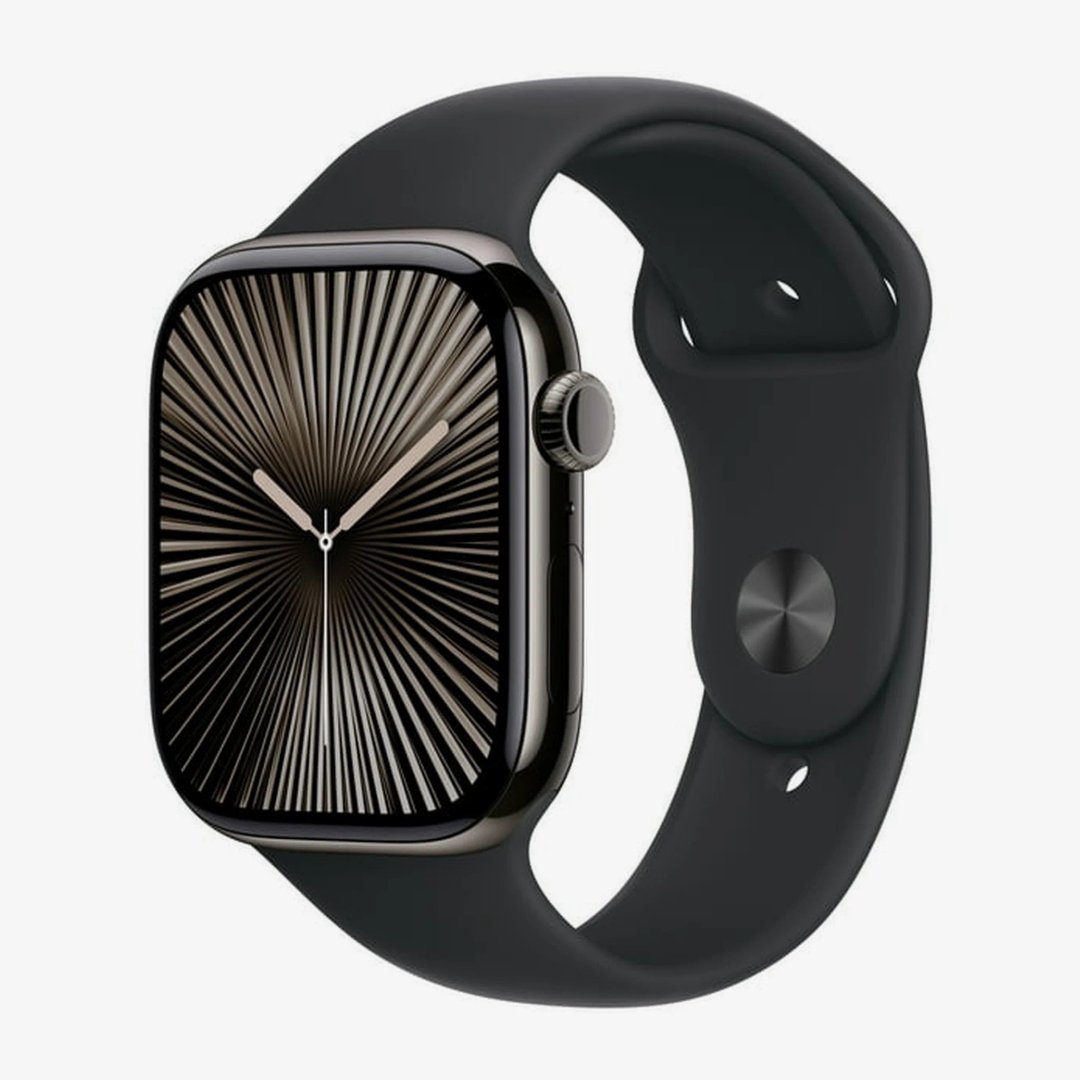 Apple Watch Series 10 46mm GPS+Cellular Titanium Case — Ілюстративне фото — колір може відрізнятися