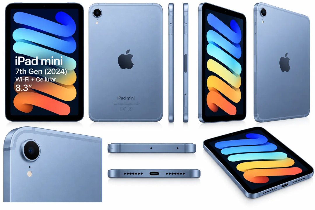 Apple iPad Mini 8.3" 7th Gen (2024) WiFi + Cellular — Ілюстративне фото — колір може відрізнятися