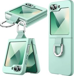 Samsung Galaxy Z Flip5 - Silicone Case with Ring - Indigo 2
