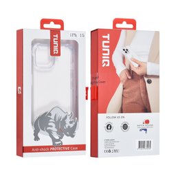 TUNIQ Чохол-накладка для iPhone 15 TPU — колір: прозорий — Захист від ударів 4