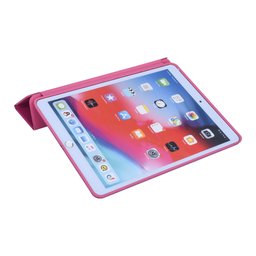 Apple Чохол-книжка для iPad 10.2 2019 — Смарт-чохол — Штучна шкіра — колір: яскраво-рожевий 5
