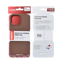 TUNIQ Чохол-накладка для iPhone 16 Pro Max — Повністю силіконовий — колір: коричневий 3