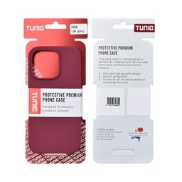 TUNIQ Чохол-накладка для iPhone 16 Pro — Повністю силіконовий — колір: фіолетовий 3