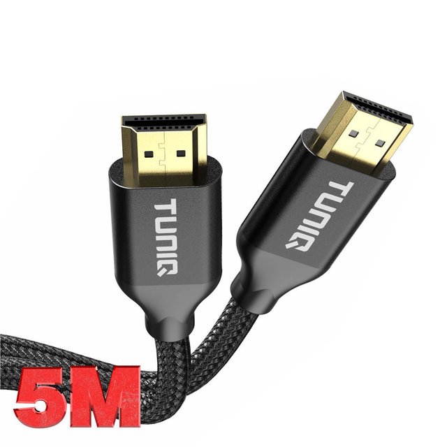 TUNIQ Premium 4K HDMI Кабель — 500cm — колір: чорний