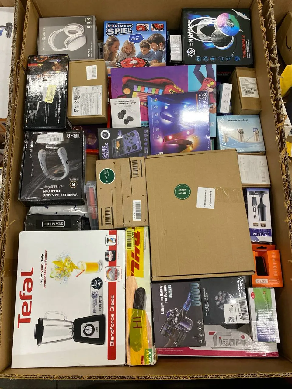 Amazon paleta 97 — Amazon vratky — malá elektronika