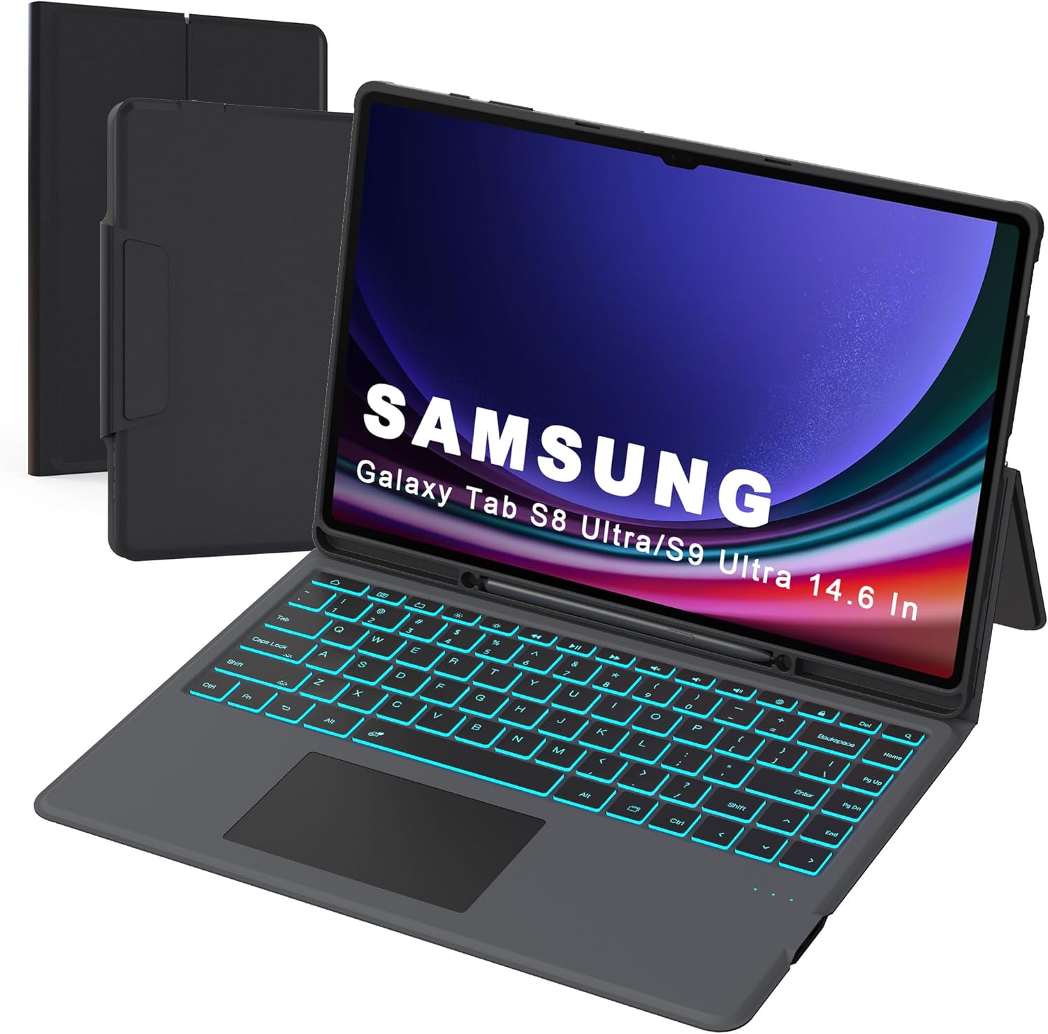 Samsung Galaxy Tab S11 Ultra/ S11 Ultra 5G - Book Cover Keyboard Slim - PRT
