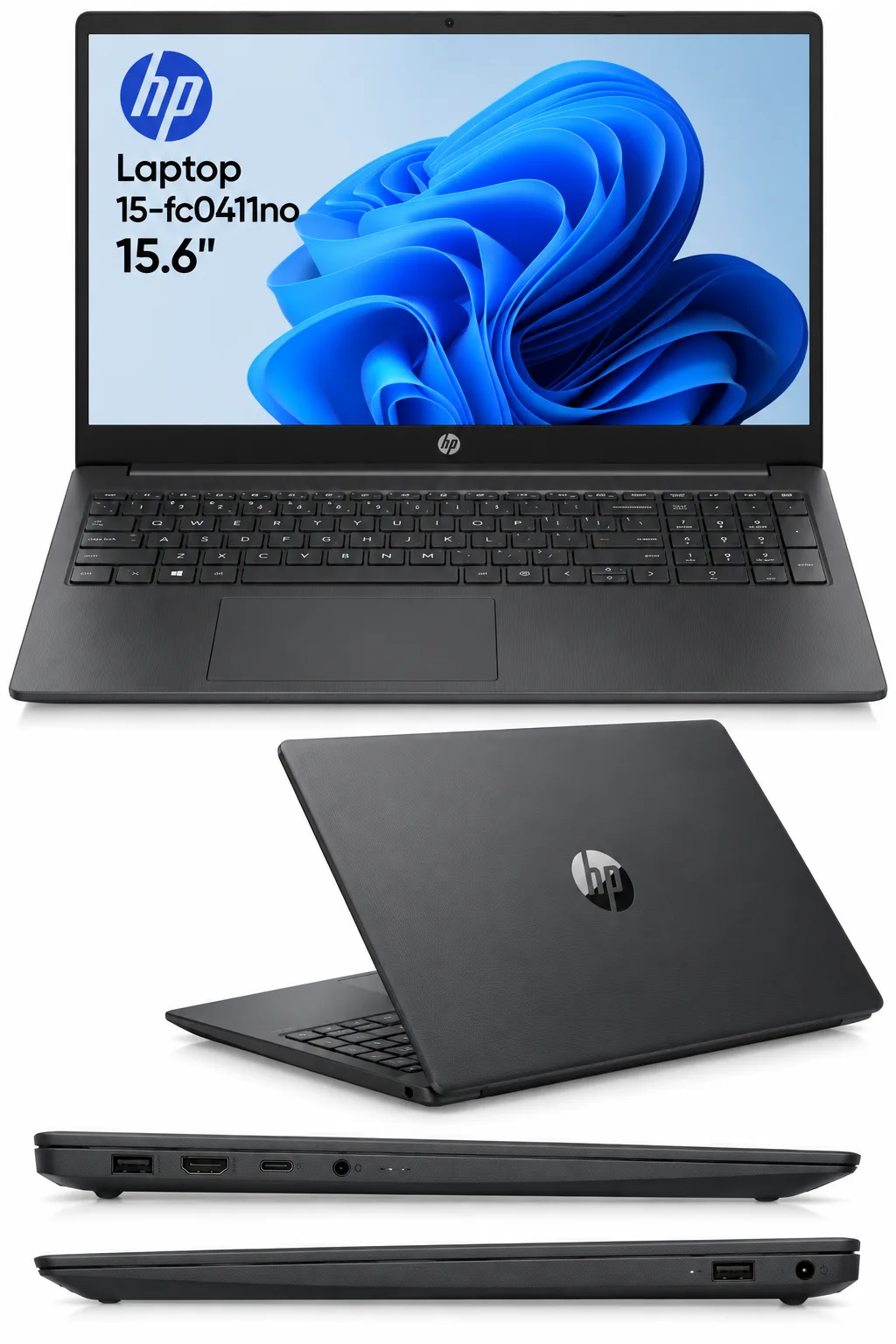 HP Laptop 15-fc0411no 15.6"