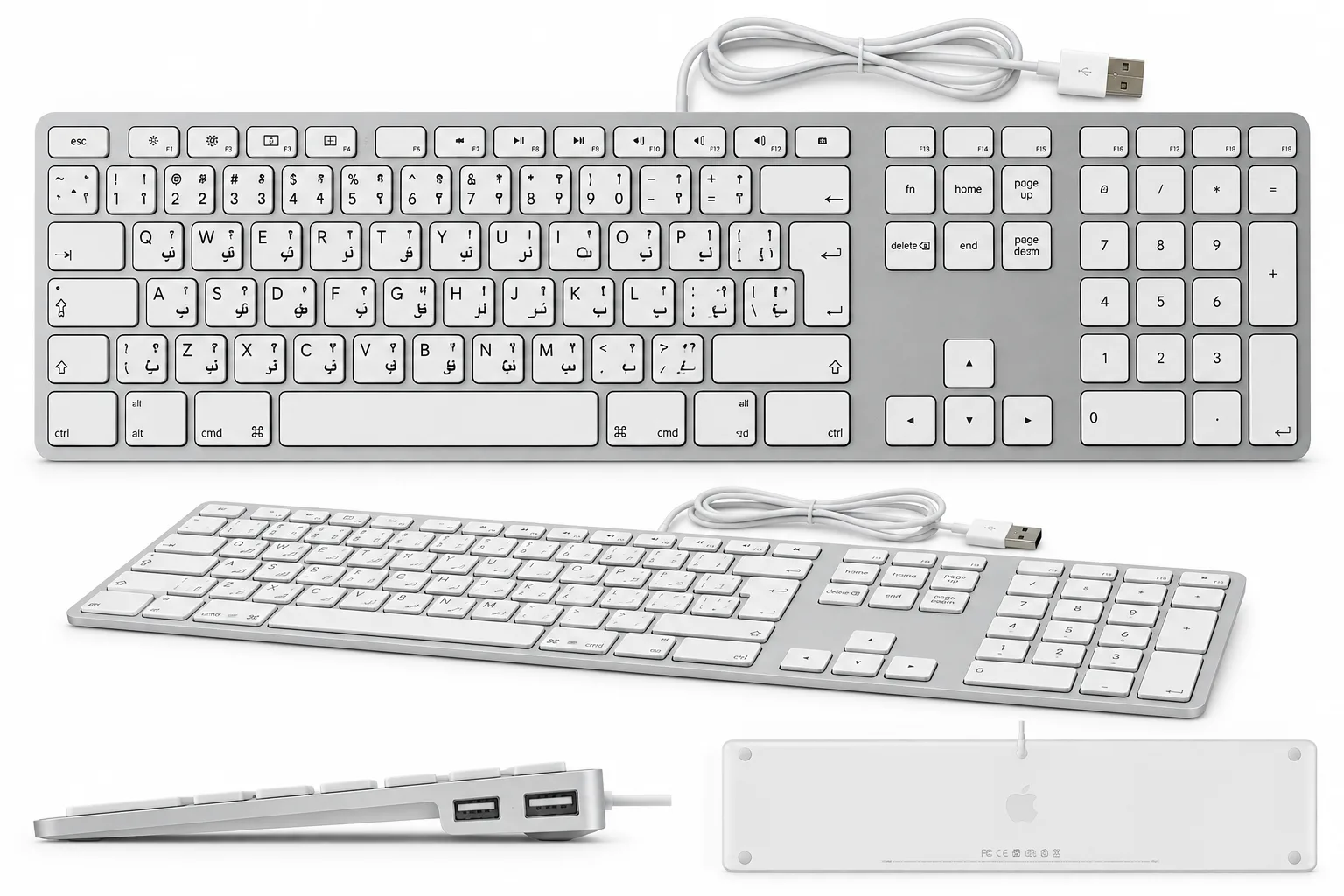 Apple Wired Keyboard A1243 (Arabic)