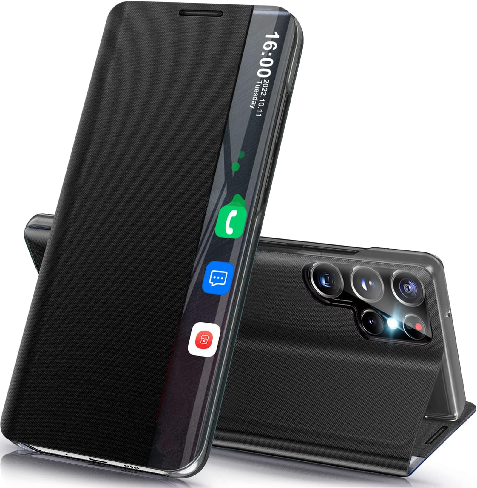 Samsung Galaxy S22 Plus - Smart Clear View Cover - Black