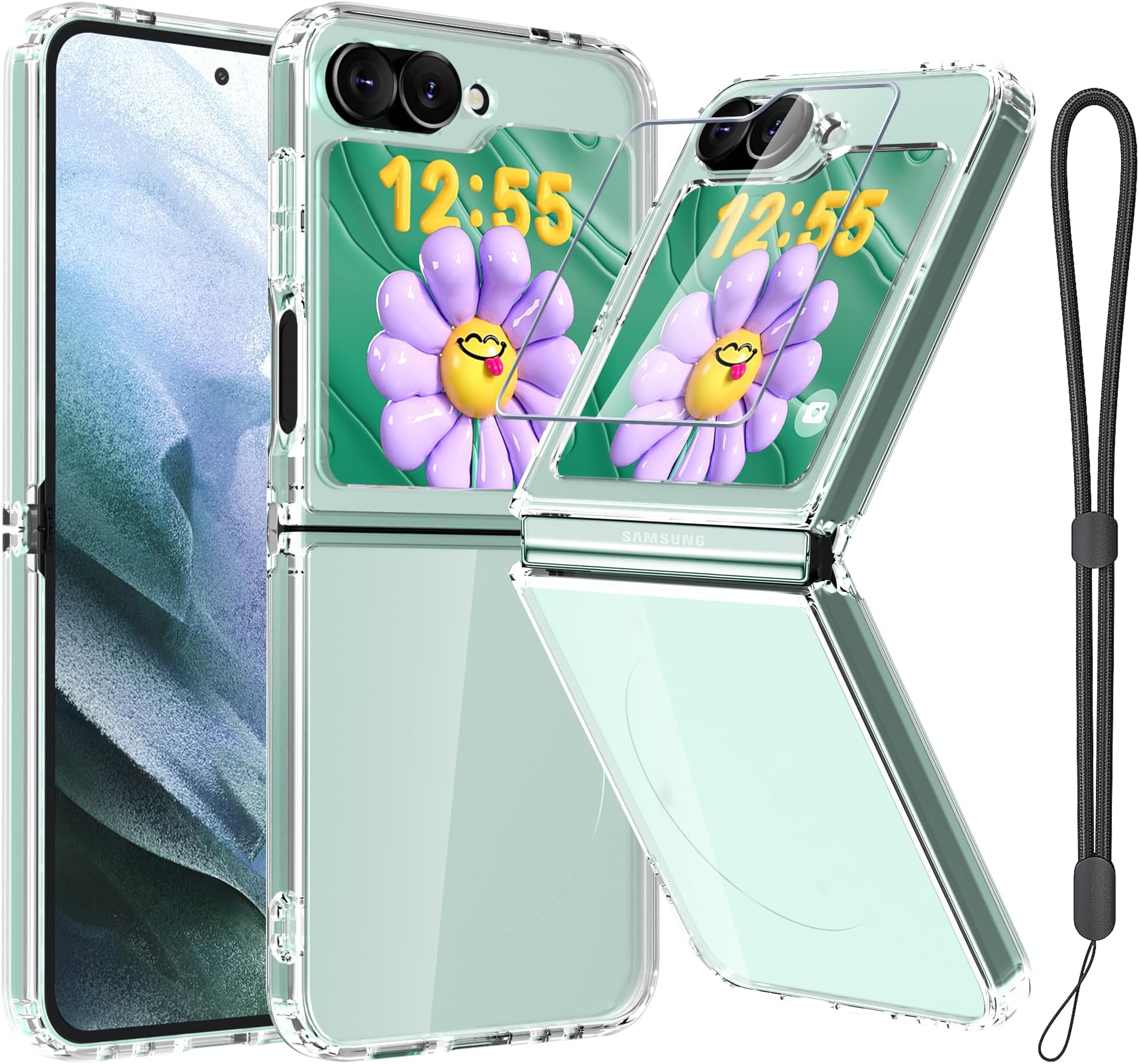 Samsung Galaxy Z Flip7 - Clear Case - Transparent