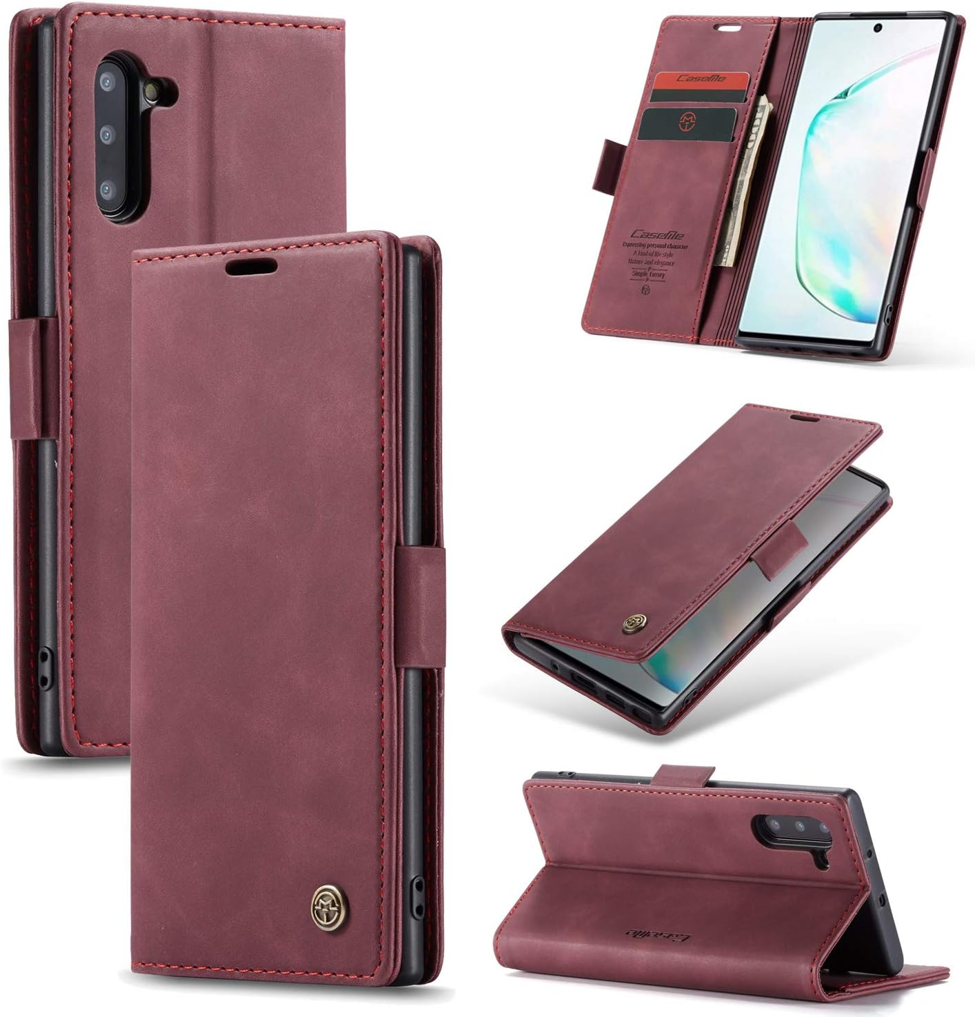 Samsung Galaxy Note 10 - Leather Cover - Grey
